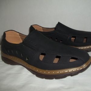 Solo Mens Casual Slip-on Cut-Out Loafers-Size 8.5